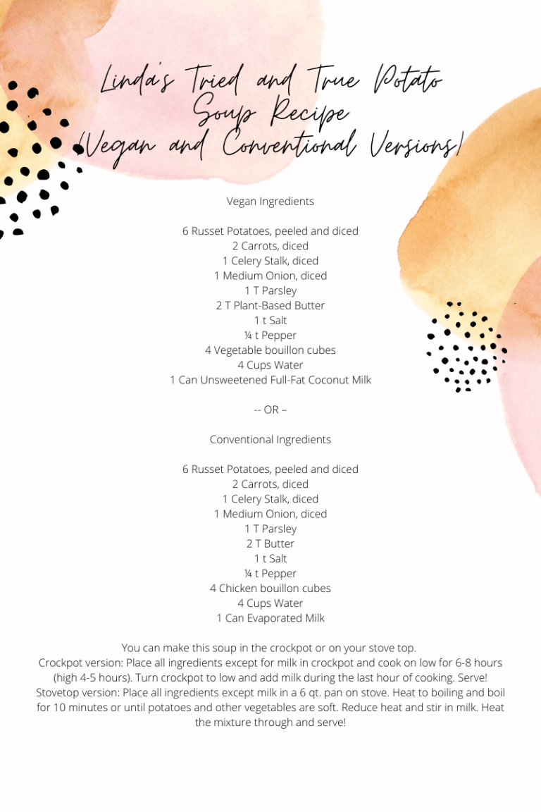 Linda’s Tried and True Potato Soup Recipe