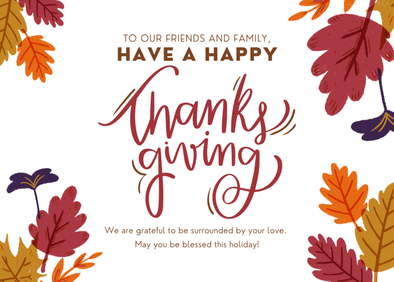 Happy Thanksgiving!