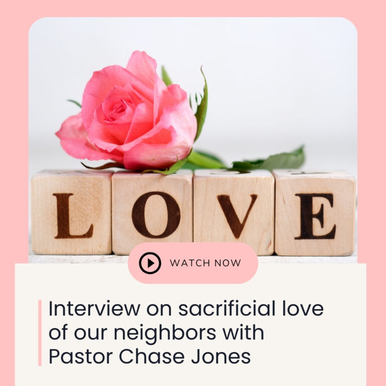 Sacrificial Love Amidst Social Divides with Pastor Chase Jones